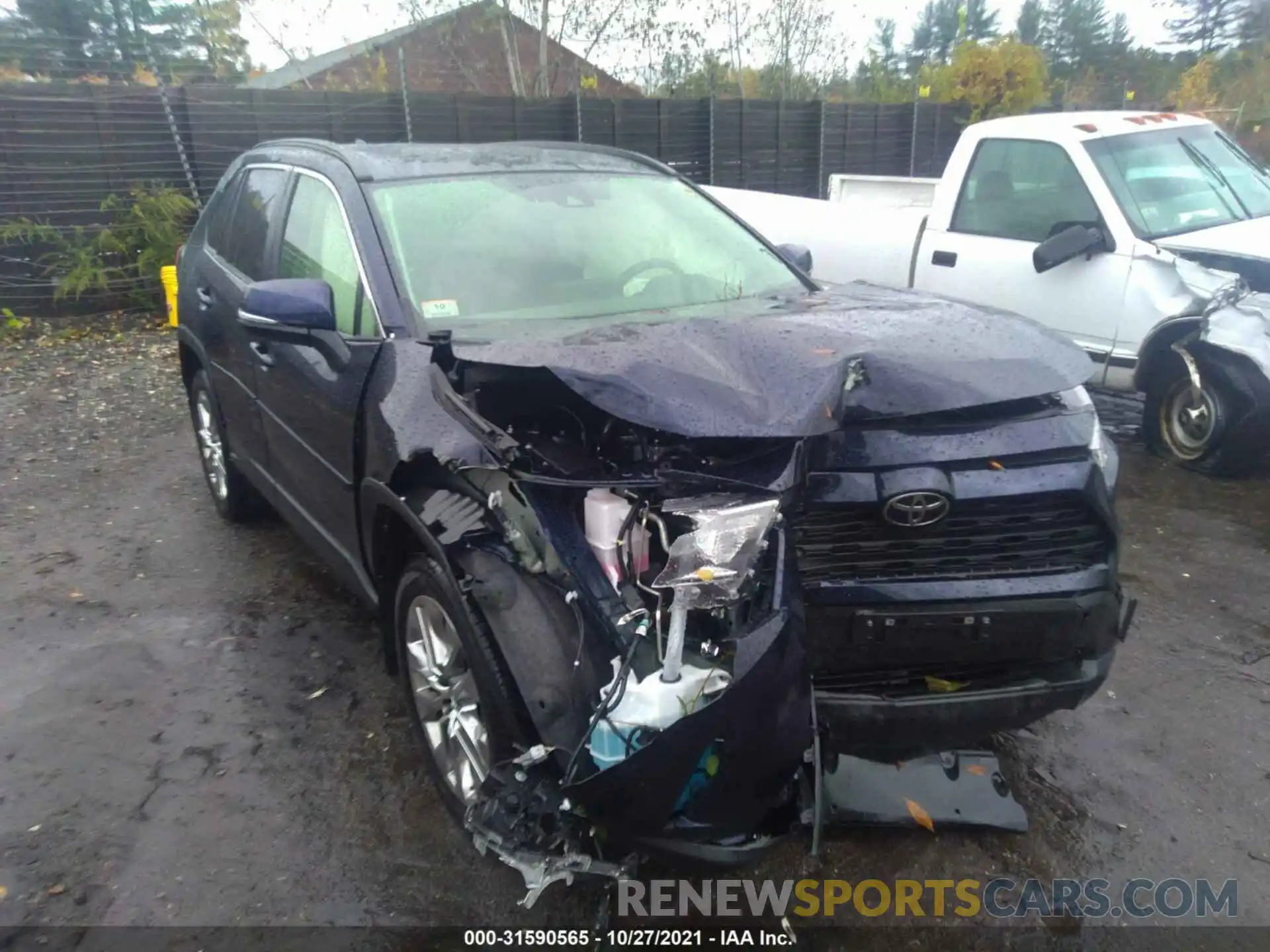 1 Photograph of a damaged car JTMA1RFV2LD066491 TOYOTA RAV4 2020