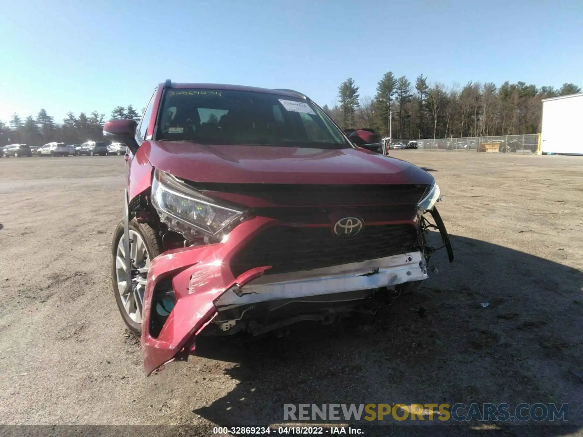 6 Photograph of a damaged car JTMA1RFV2LJ036604 TOYOTA RAV4 2020