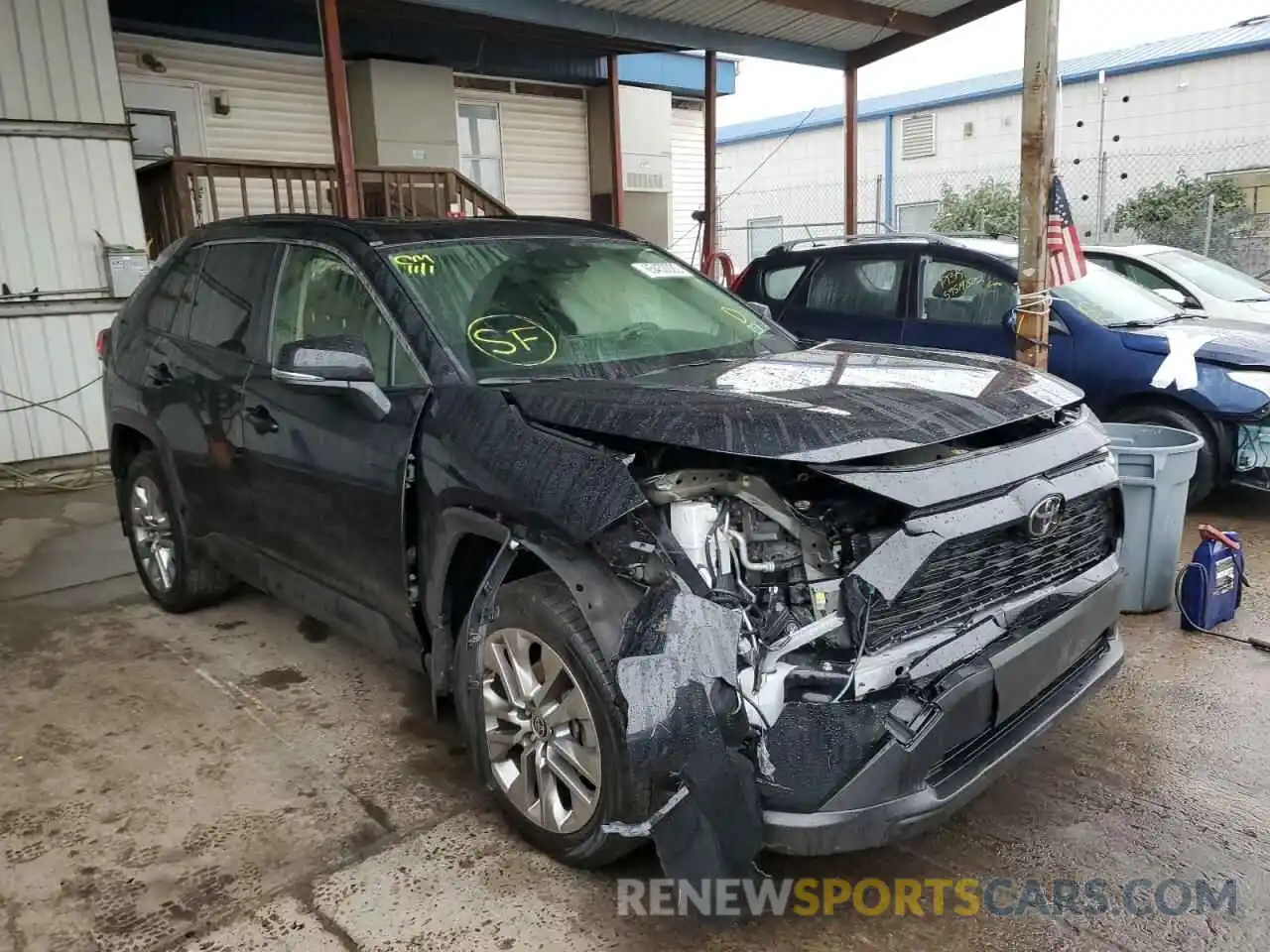 1 Photograph of a damaged car JTMA1RFV4LD057386 TOYOTA RAV4 2020