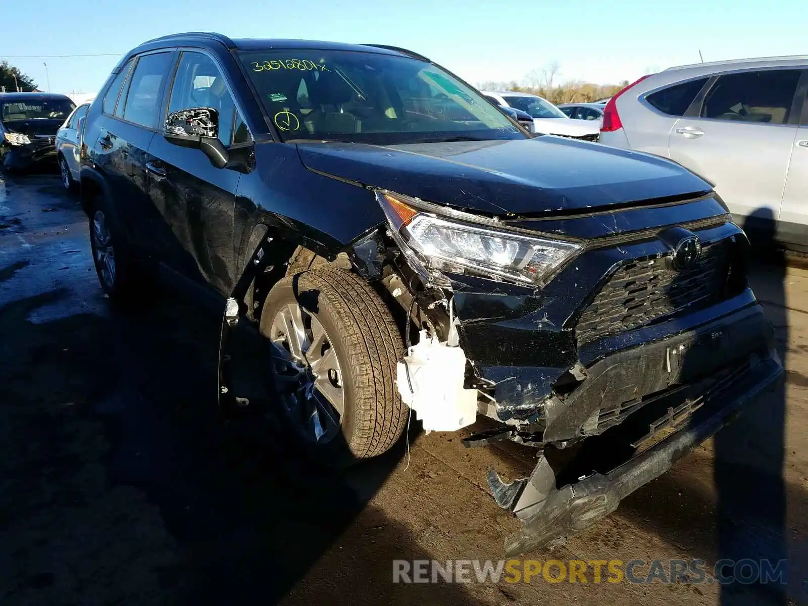 1 Photograph of a damaged car JTMA1RFV5LD058028 TOYOTA RAV4 2020