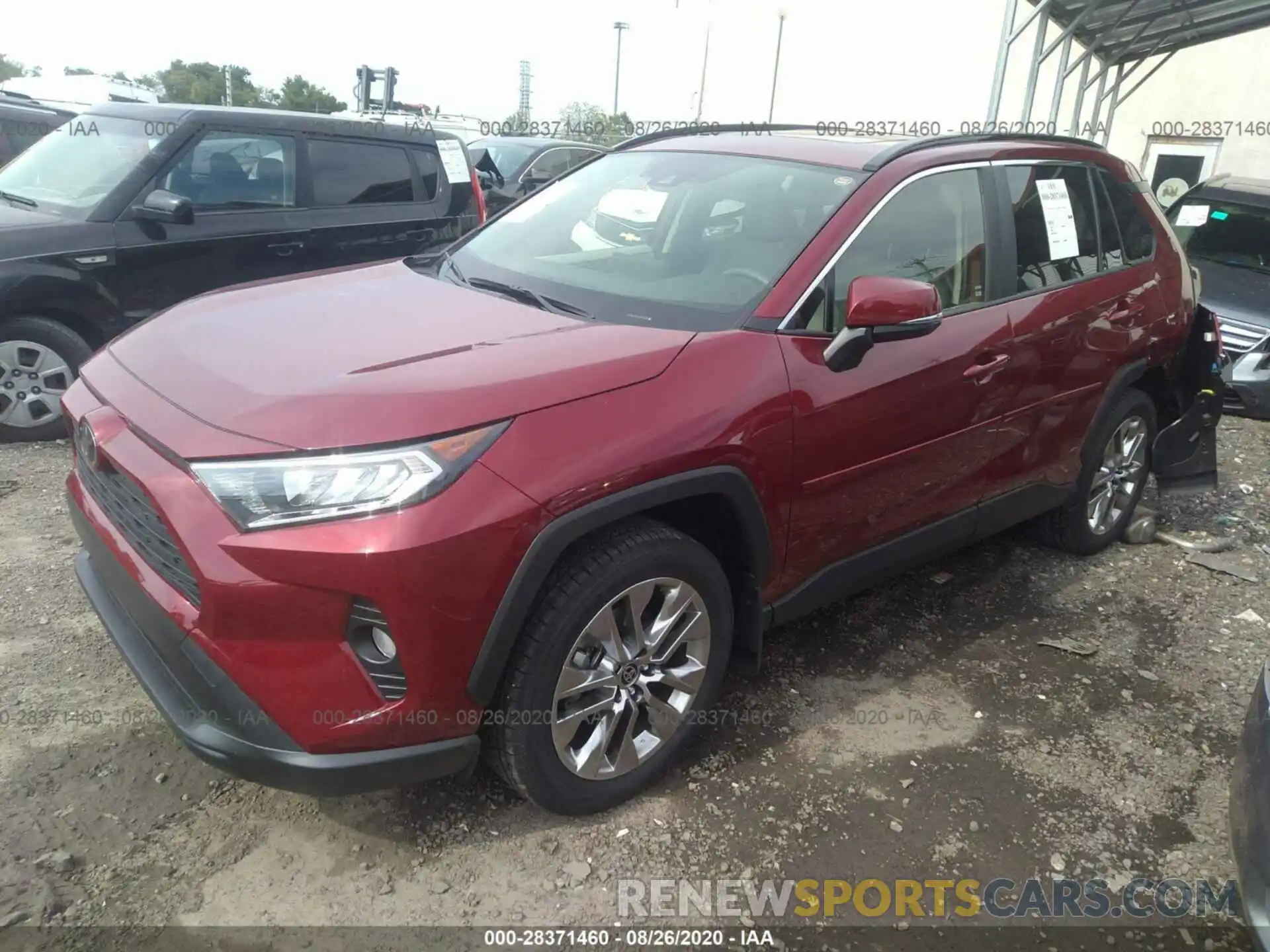 2 Photograph of a damaged car JTMA1RFV5LD059342 TOYOTA RAV4 2020