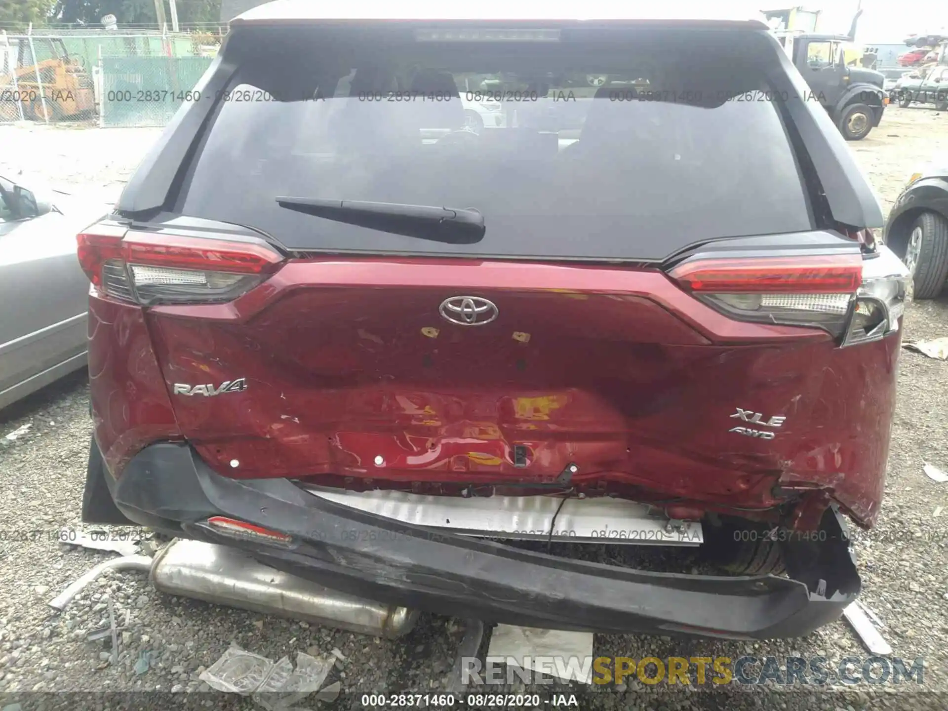 6 Photograph of a damaged car JTMA1RFV5LD059342 TOYOTA RAV4 2020