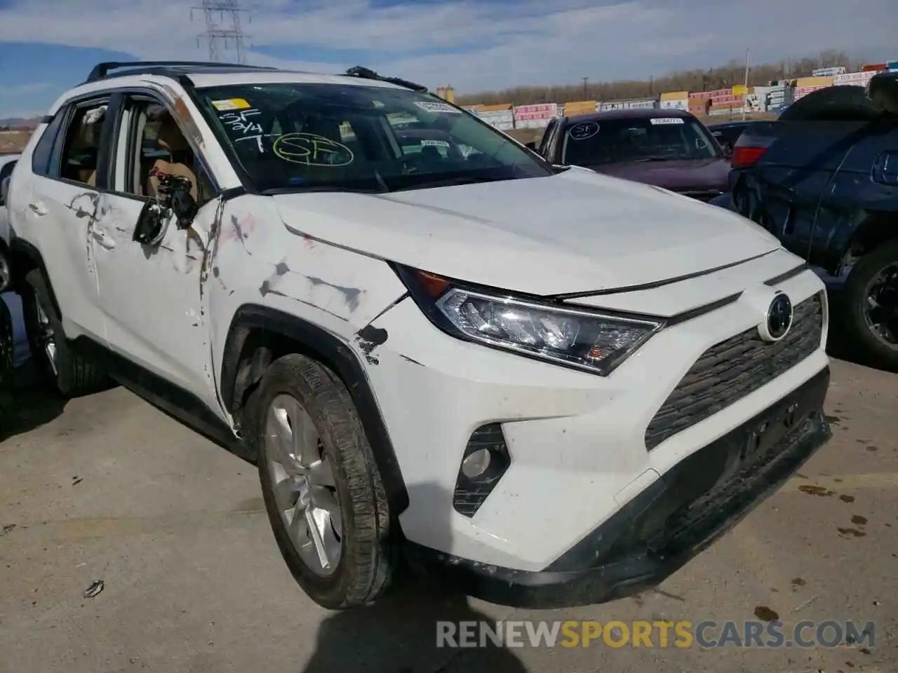 1 Photograph of a damaged car JTMA1RFV5LD530941 TOYOTA RAV4 2020