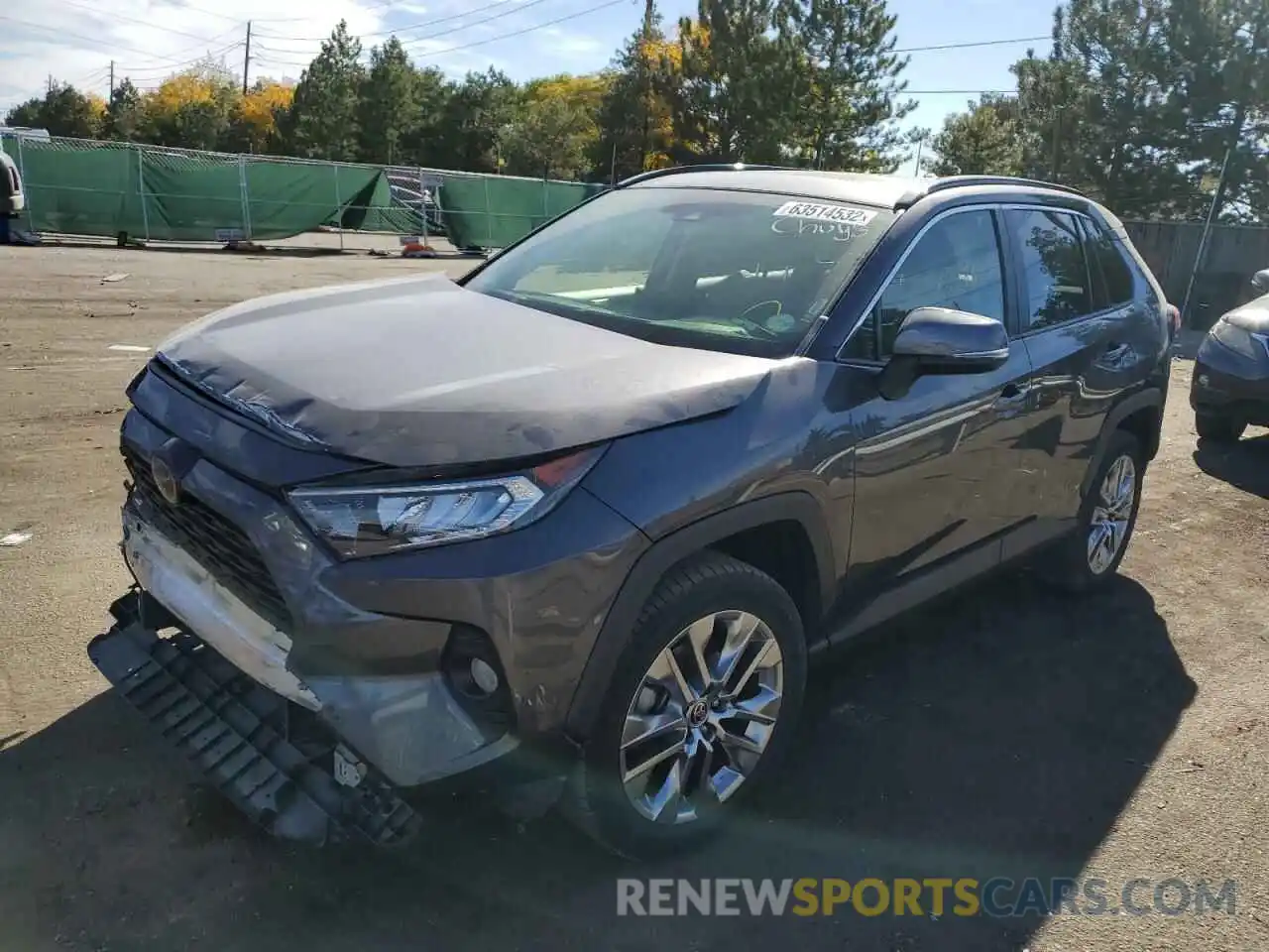 2 Photograph of a damaged car JTMA1RFV5LJ027167 TOYOTA RAV4 2020