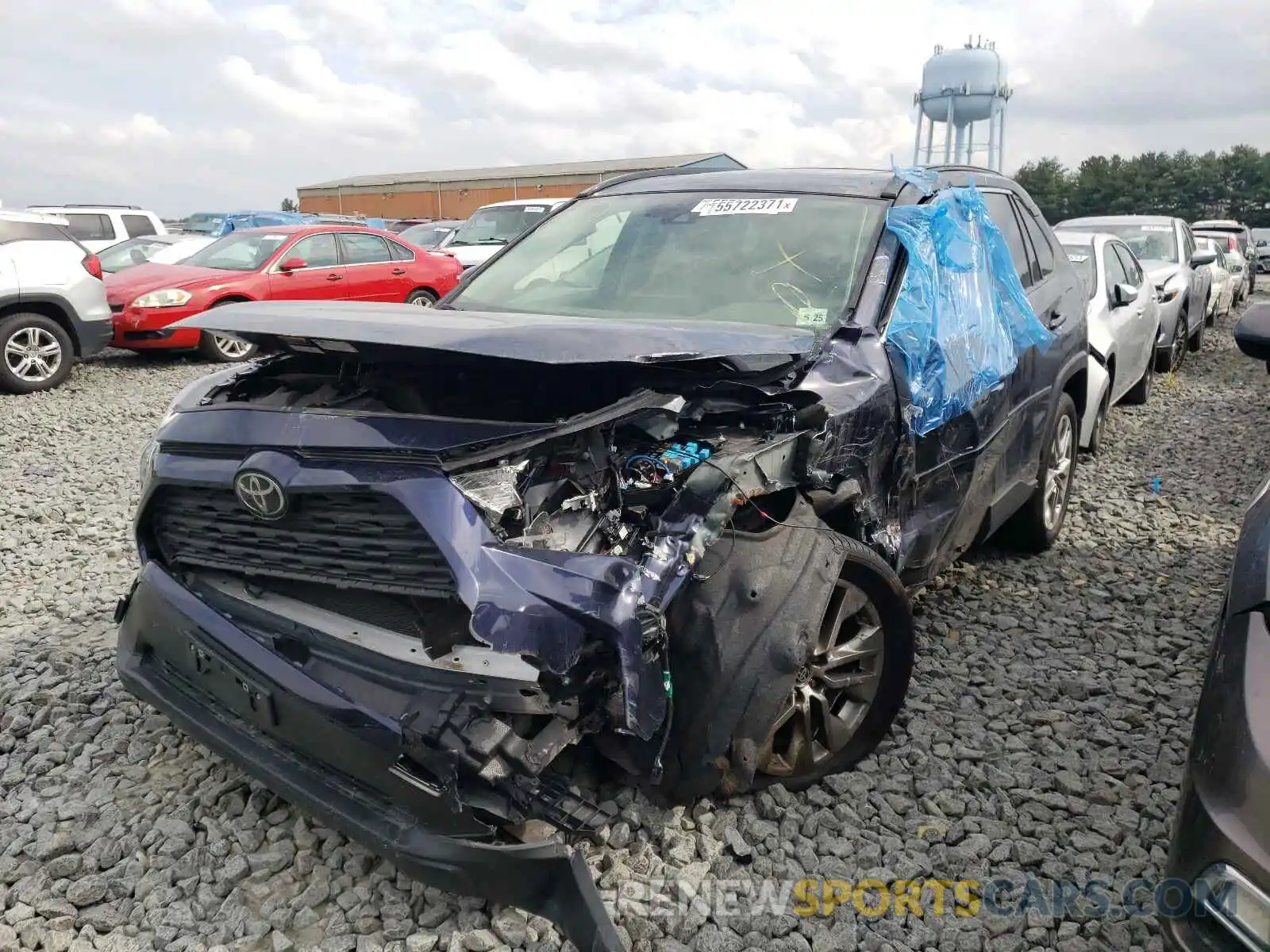 2 Photograph of a damaged car JTMA1RFV6LD060418 TOYOTA RAV4 2020