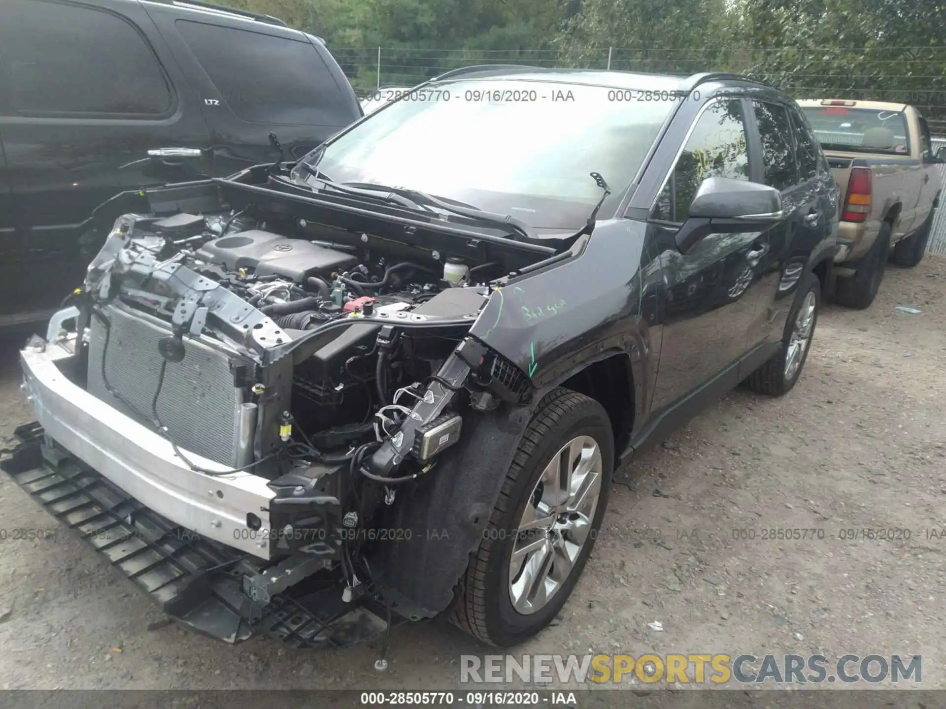 2 Photograph of a damaged car JTMA1RFV6LD528440 TOYOTA RAV4 2020