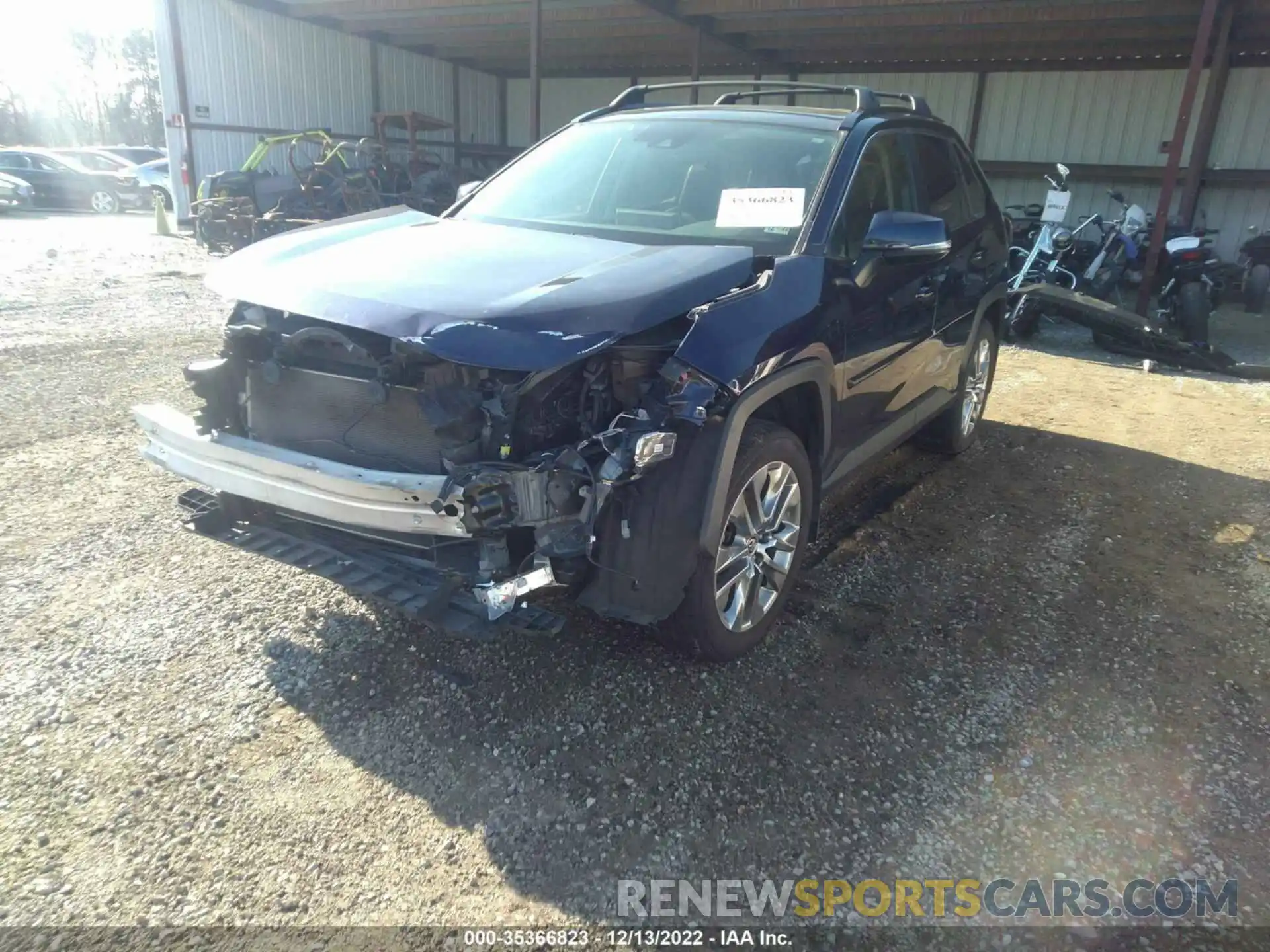 2 Photograph of a damaged car JTMA1RFV6LJ027288 TOYOTA RAV4 2020