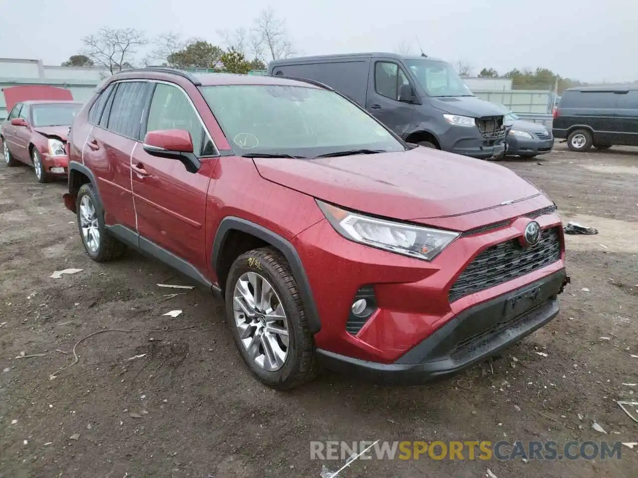 1 Photograph of a damaged car JTMA1RFV7LD048746 TOYOTA RAV4 2020