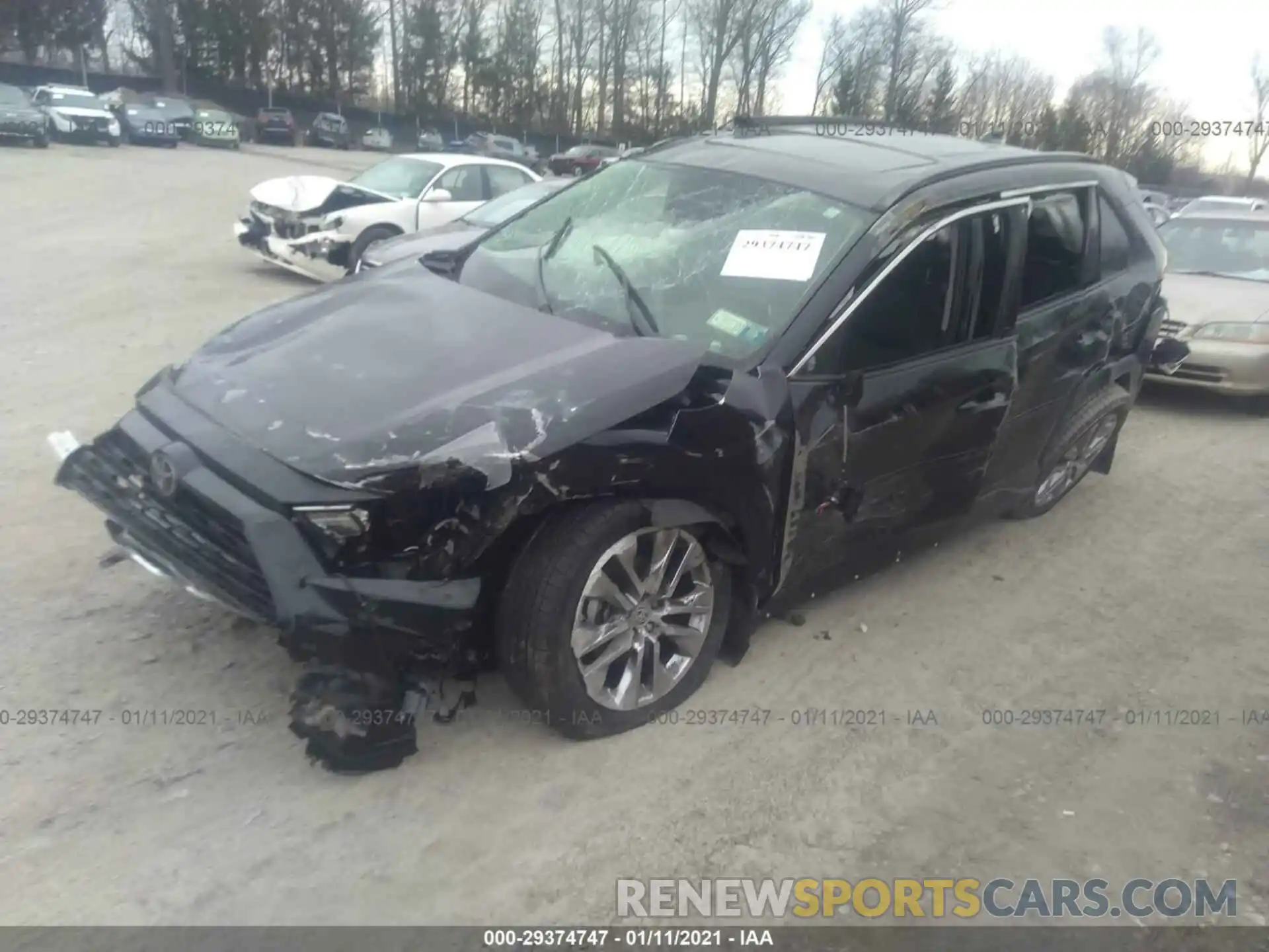 2 Photograph of a damaged car JTMA1RFV8LD052241 TOYOTA RAV4 2020