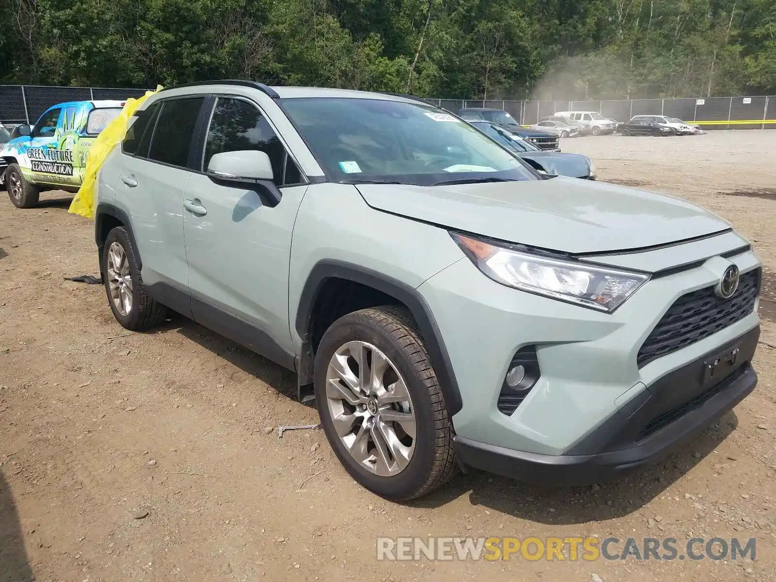 1 Photograph of a damaged car JTMA1RFVXLD054881 TOYOTA RAV4 2020