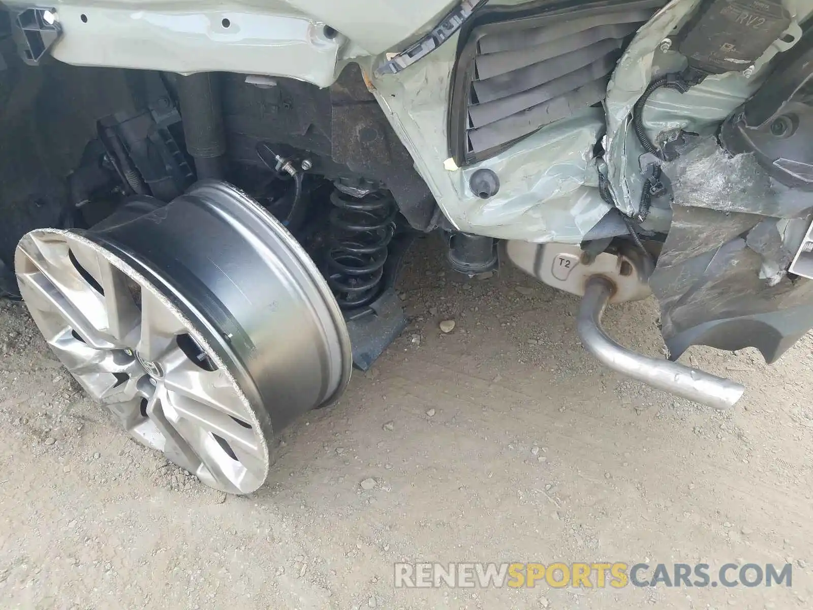 9 Photograph of a damaged car JTMA1RFVXLD054881 TOYOTA RAV4 2020