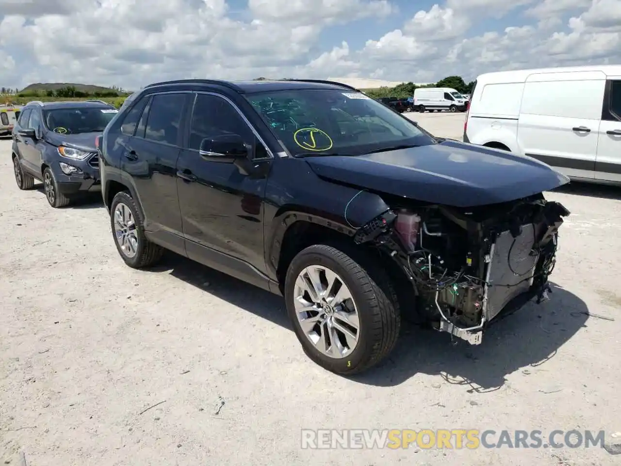 1 Photograph of a damaged car JTMC1RFV2LD520246 TOYOTA RAV4 2020