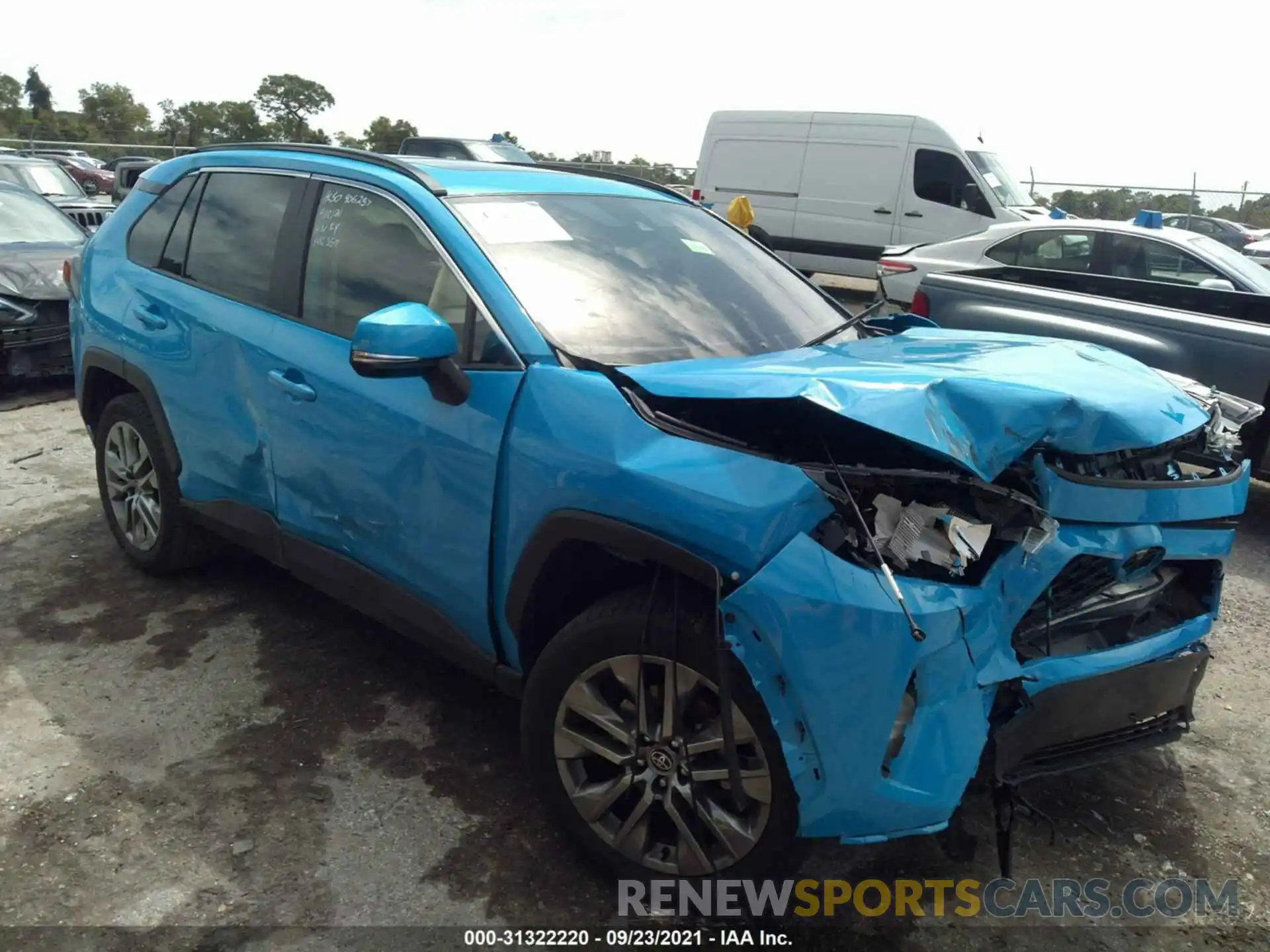 1 Photograph of a damaged car JTMC1RFV3LD046307 TOYOTA RAV4 2020