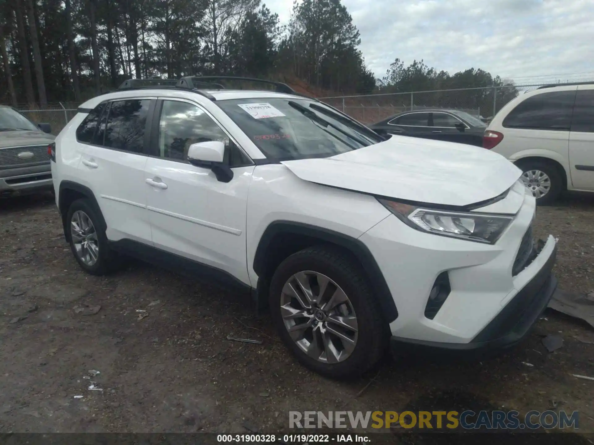 1 Photograph of a damaged car JTMC1RFV4LD046512 TOYOTA RAV4 2020