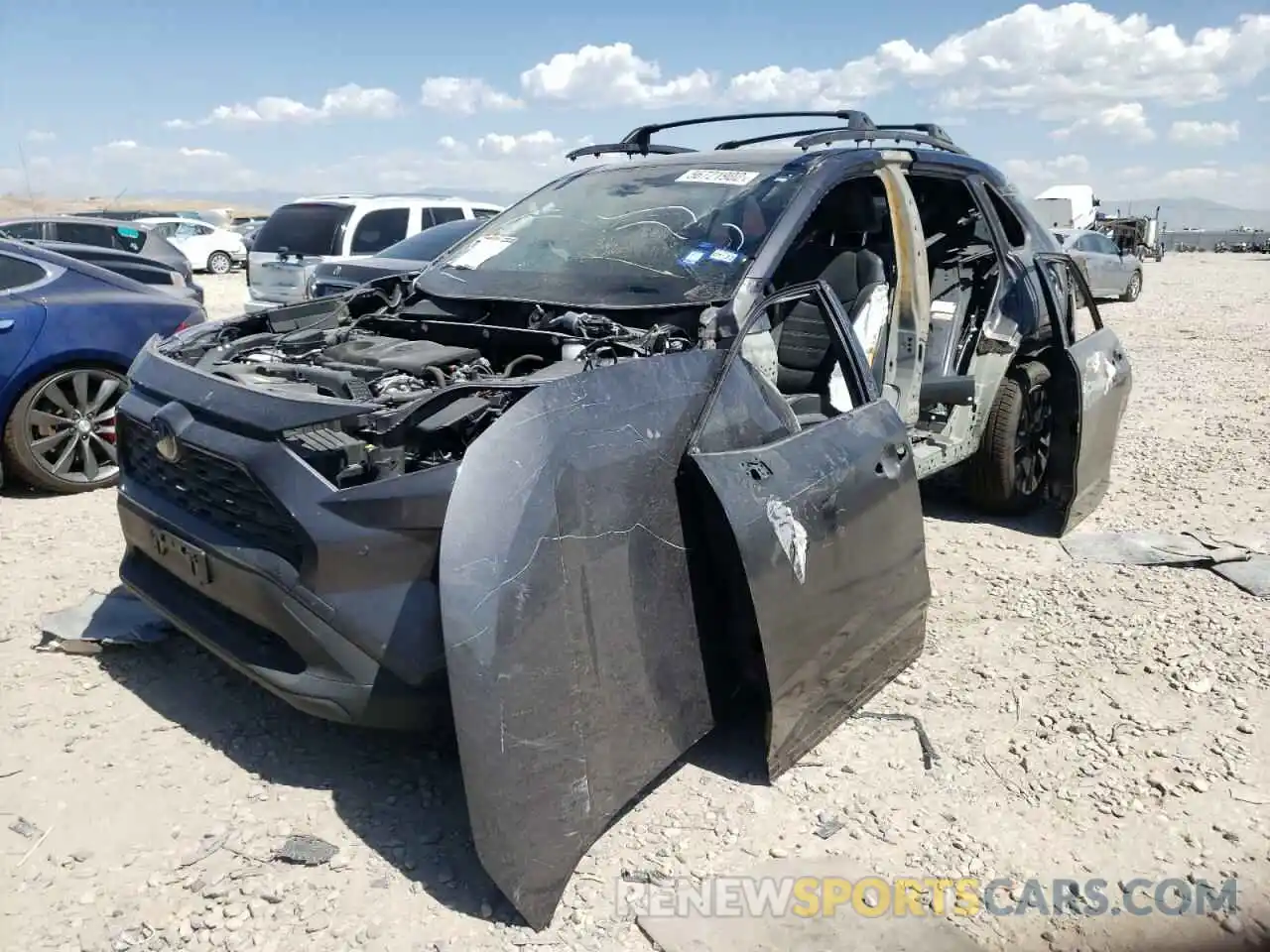 2 Photograph of a damaged car JTMC1RFV4LJ018968 TOYOTA RAV4 2020