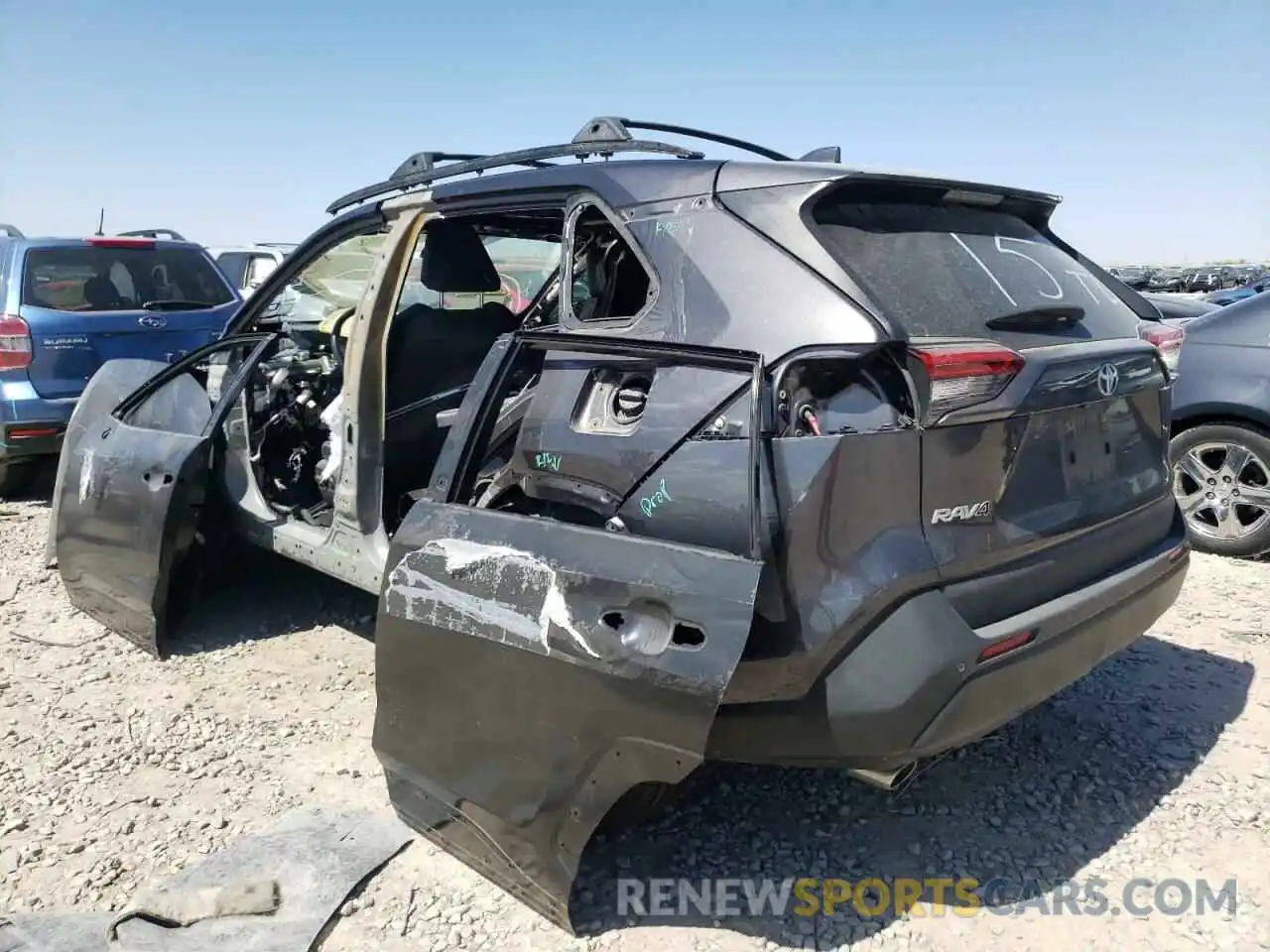 3 Photograph of a damaged car JTMC1RFV4LJ018968 TOYOTA RAV4 2020