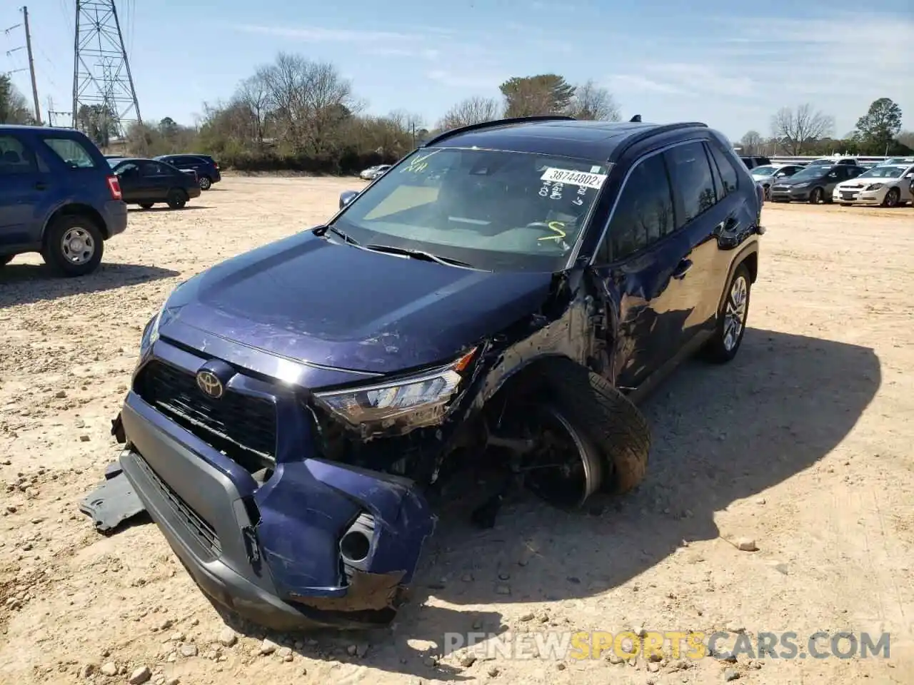 2 Photograph of a damaged car JTMC1RFV4LJ021420 TOYOTA RAV4 2020