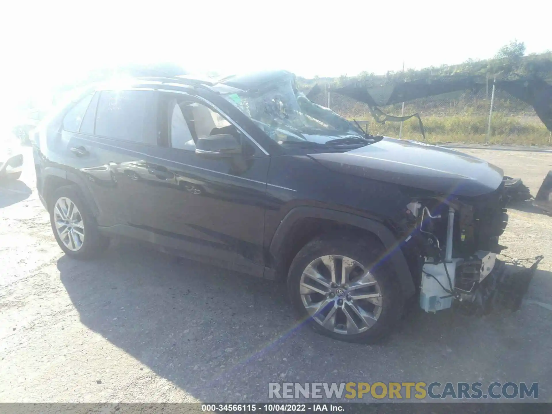 1 Photograph of a damaged car JTMC1RFV5LD042663 TOYOTA RAV4 2020