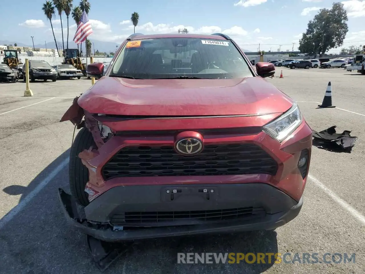 5 Photograph of a damaged car JTMC1RFV6LD056636 TOYOTA RAV4 2020