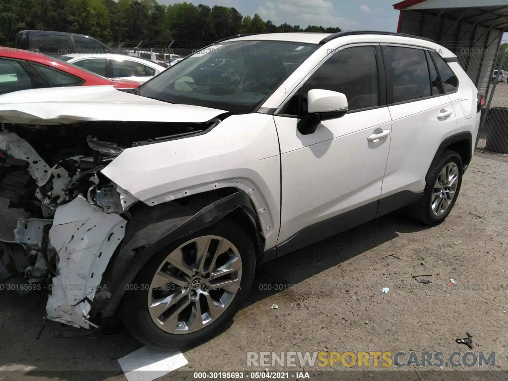 2 Photograph of a damaged car JTMC1RFV7LD518363 TOYOTA RAV4 2020