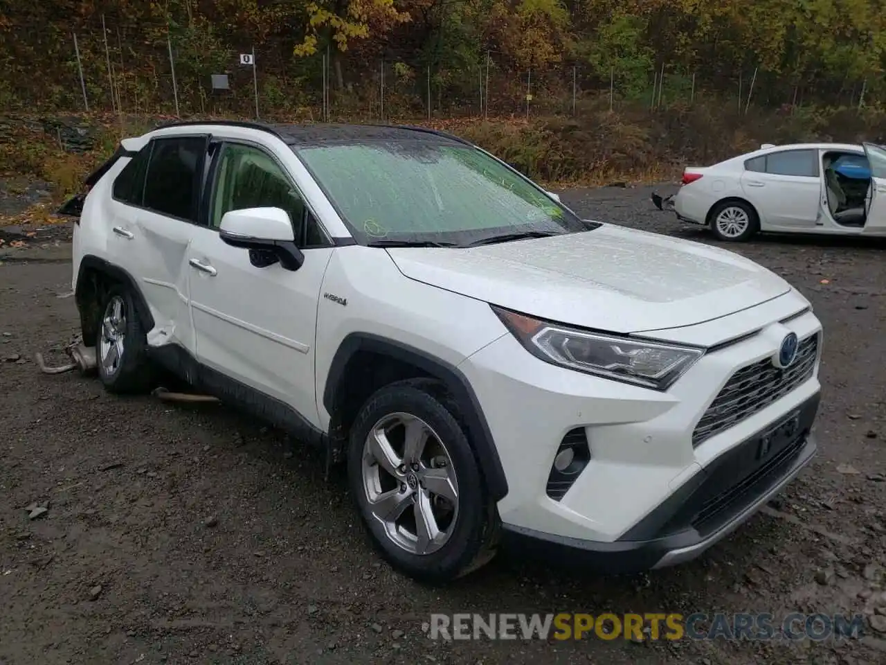 1 Photograph of a damaged car JTMD6RFV5LD005280 TOYOTA RAV4 2020