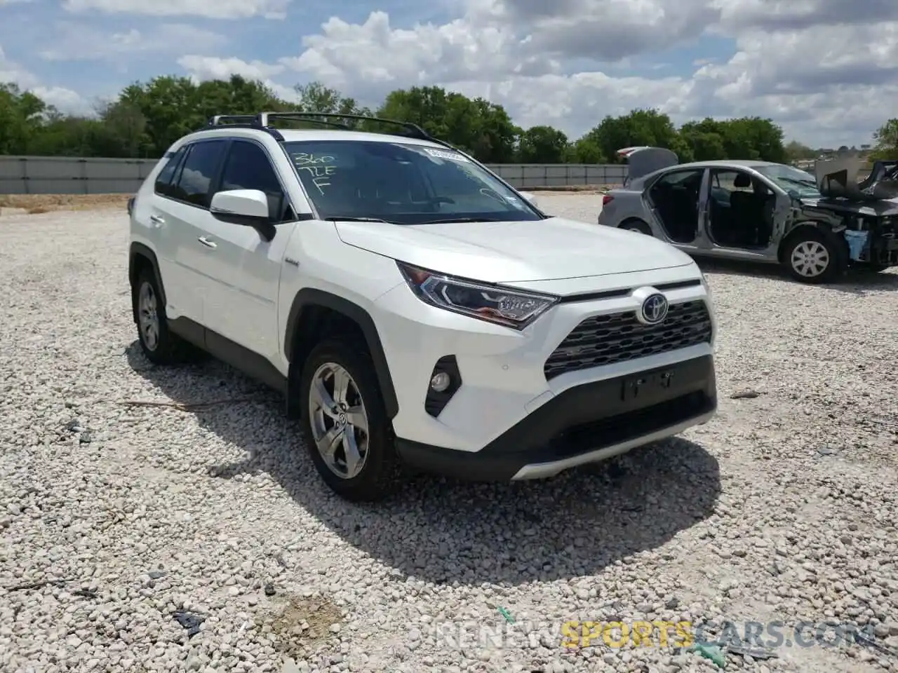 1 Photograph of a damaged car JTMDWRFV0LD069954 TOYOTA RAV4 2020