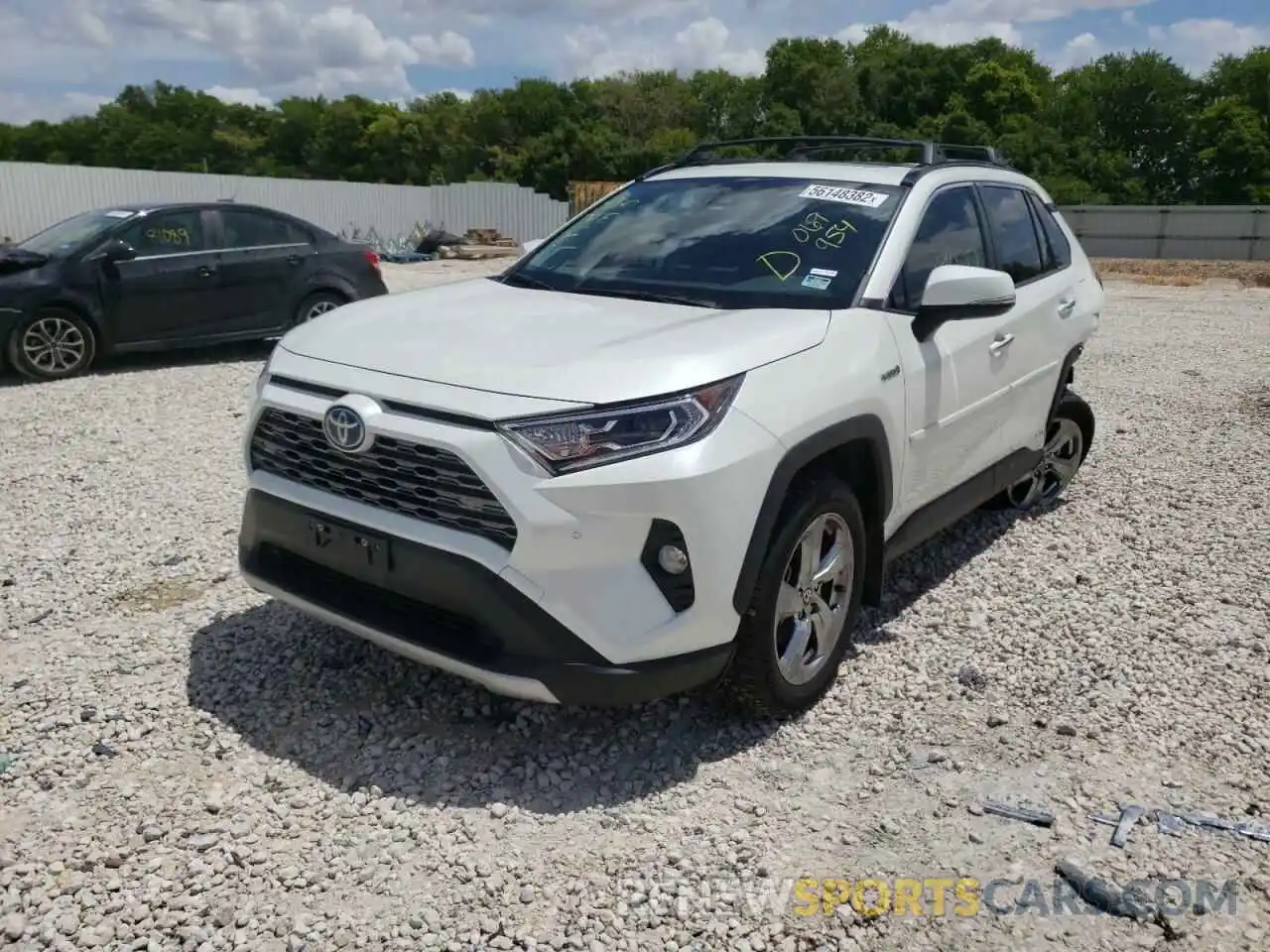 2 Photograph of a damaged car JTMDWRFV0LD069954 TOYOTA RAV4 2020