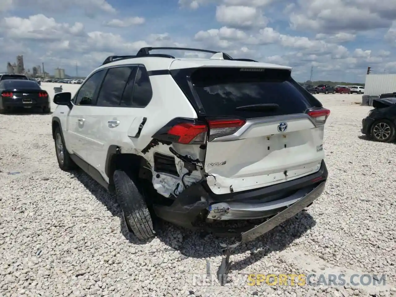 3 Photograph of a damaged car JTMDWRFV0LD069954 TOYOTA RAV4 2020