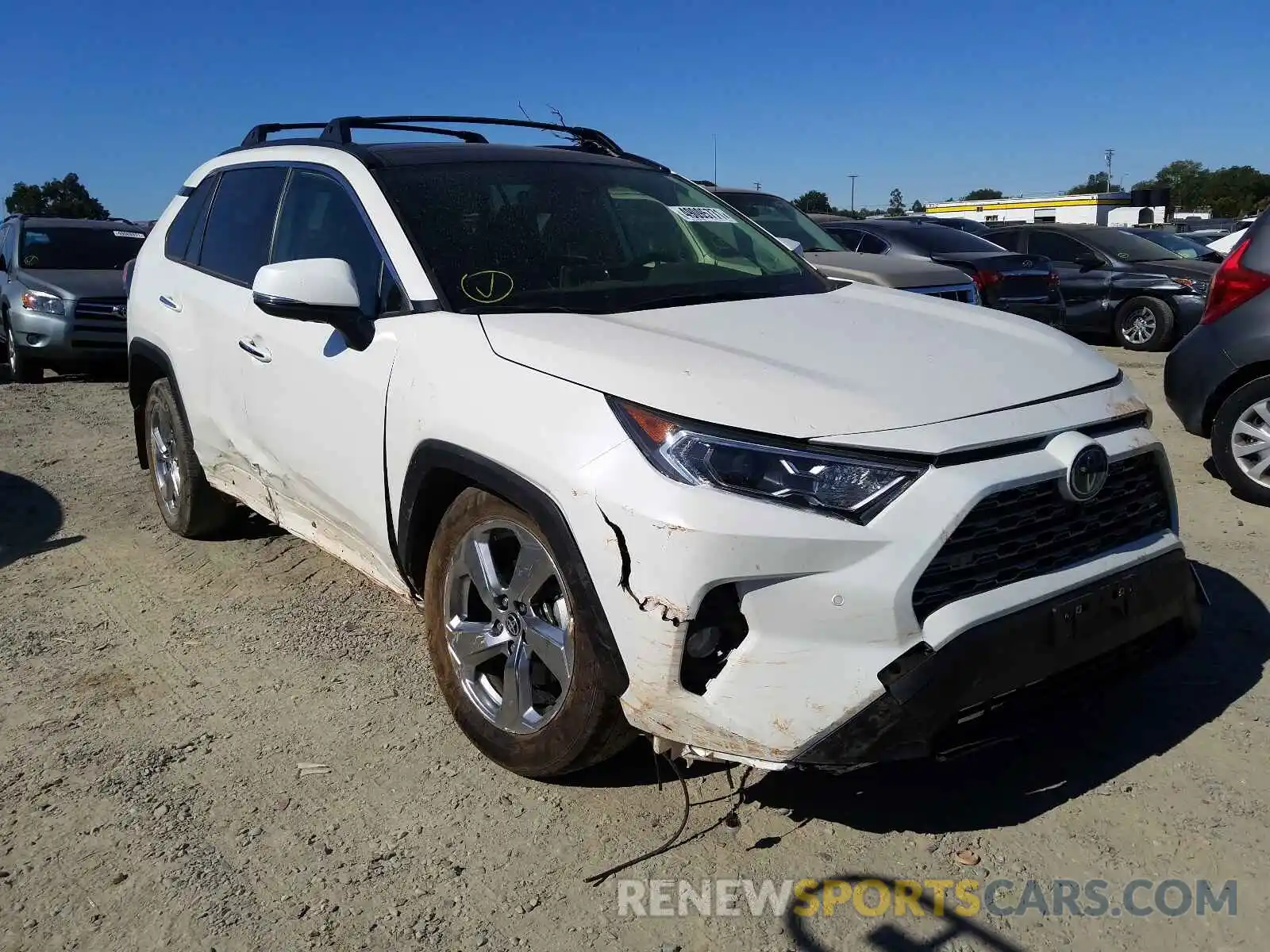 1 Photograph of a damaged car JTMDWRFV0LD528318 TOYOTA RAV4 2020