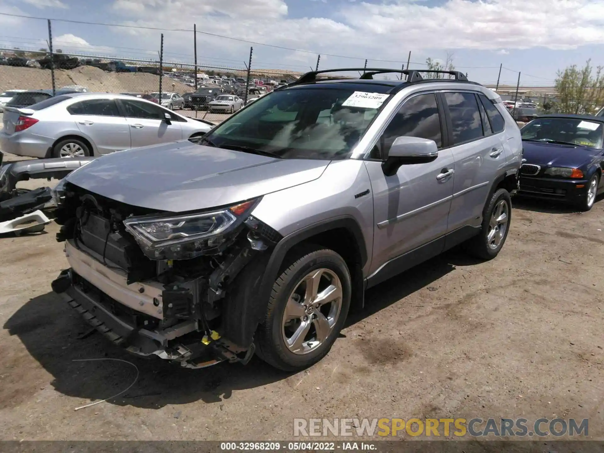 2 Photograph of a damaged car JTMDWRFV2LD549140 TOYOTA RAV4 2020