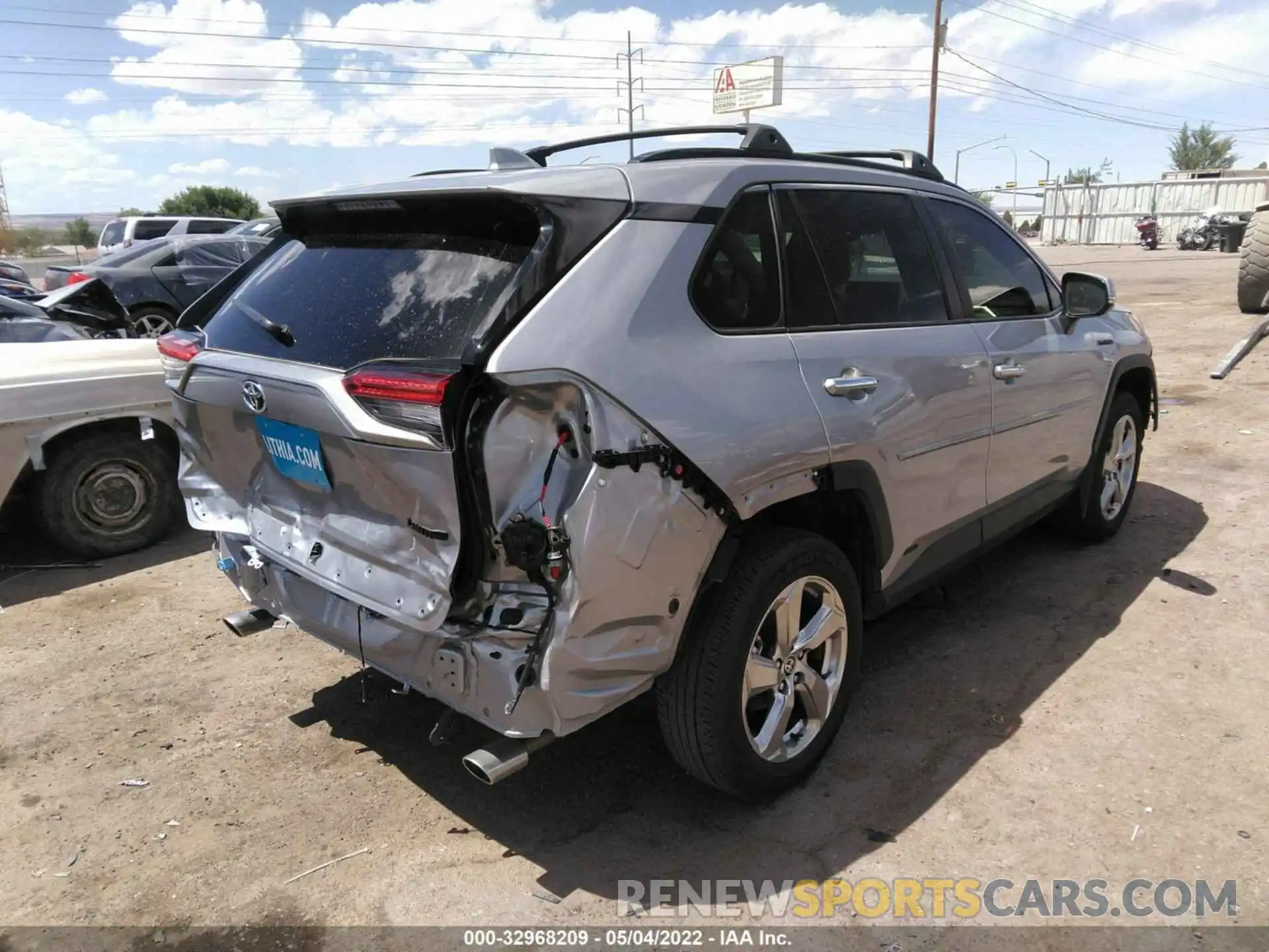 4 Photograph of a damaged car JTMDWRFV2LD549140 TOYOTA RAV4 2020