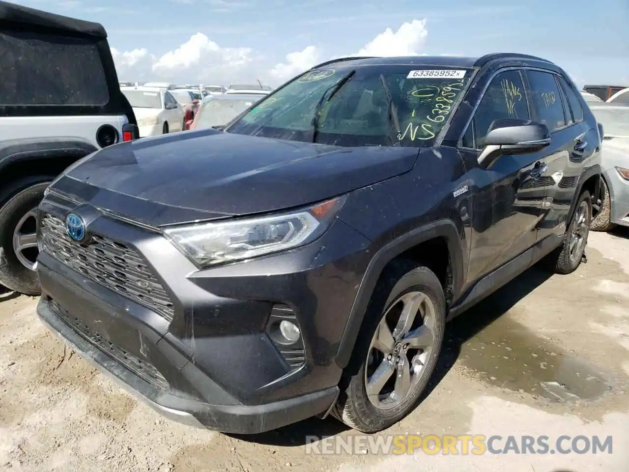 2 Photograph of a damaged car JTMDWRFV5LD059078 TOYOTA RAV4 2020