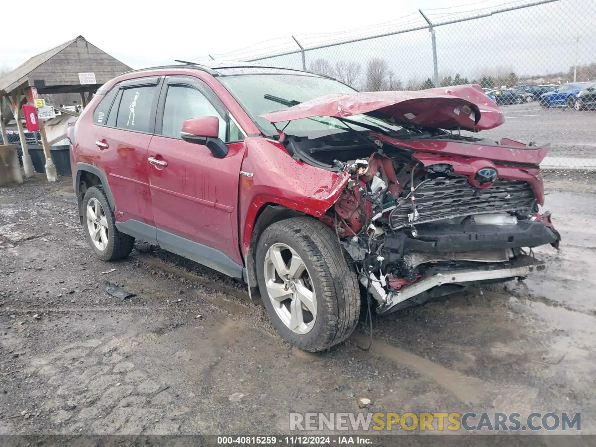 1 Photograph of a damaged car JTMDWRFV6LD525259 TOYOTA RAV4 2020