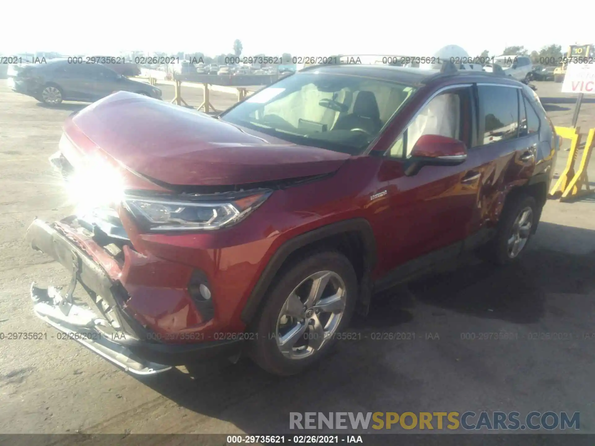 2 Photograph of a damaged car JTMDWRFV9LD529578 TOYOTA RAV4 2020