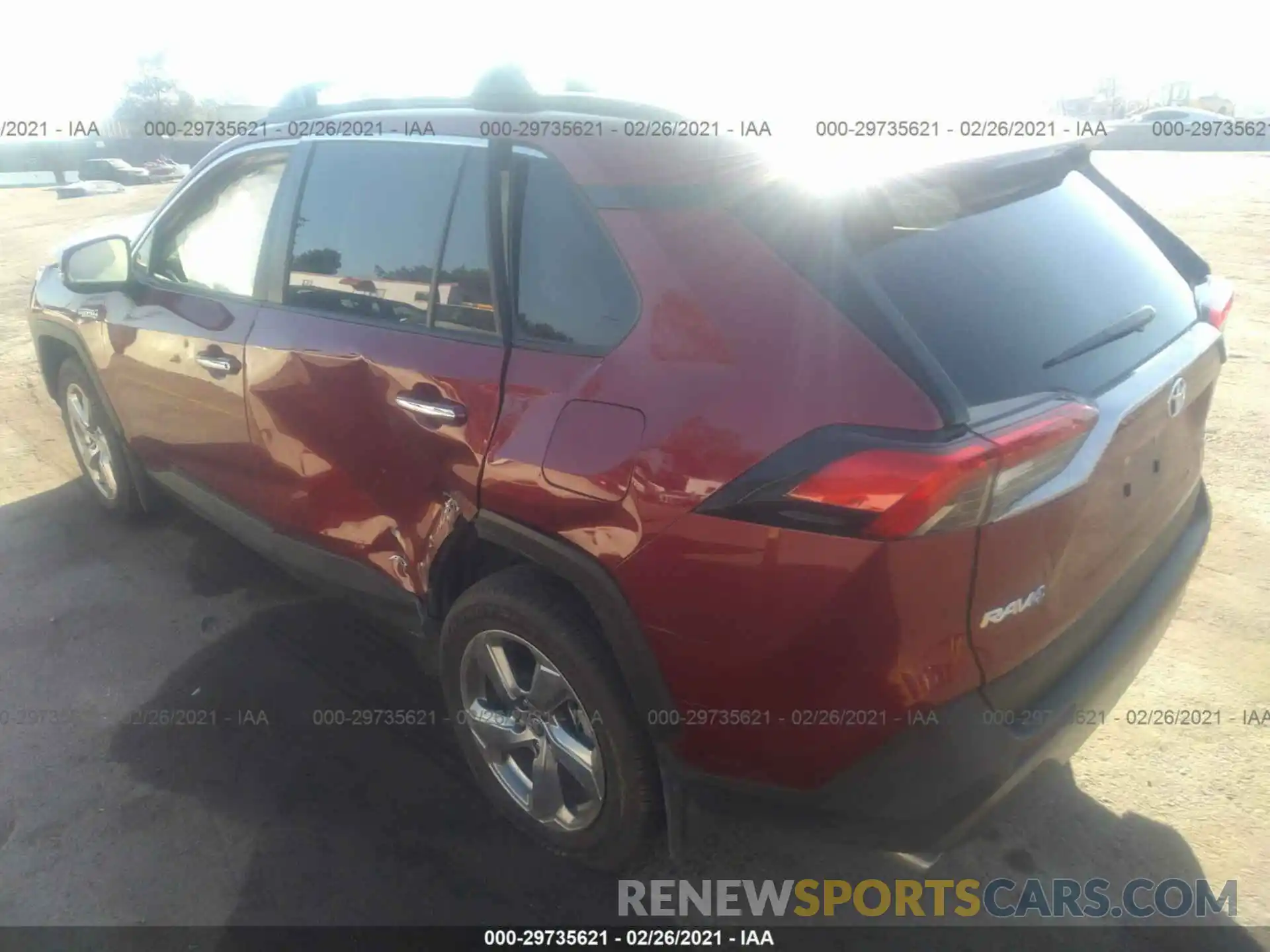 3 Photograph of a damaged car JTMDWRFV9LD529578 TOYOTA RAV4 2020