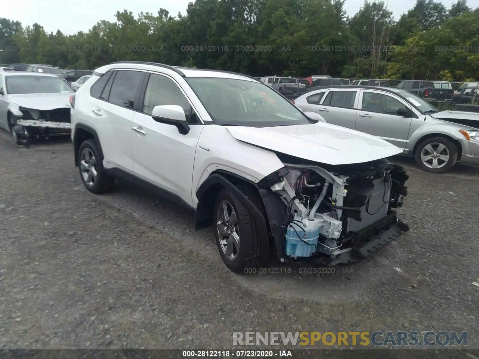 1 Photograph of a damaged car JTMDWRFV9LD537227 TOYOTA RAV4 2020