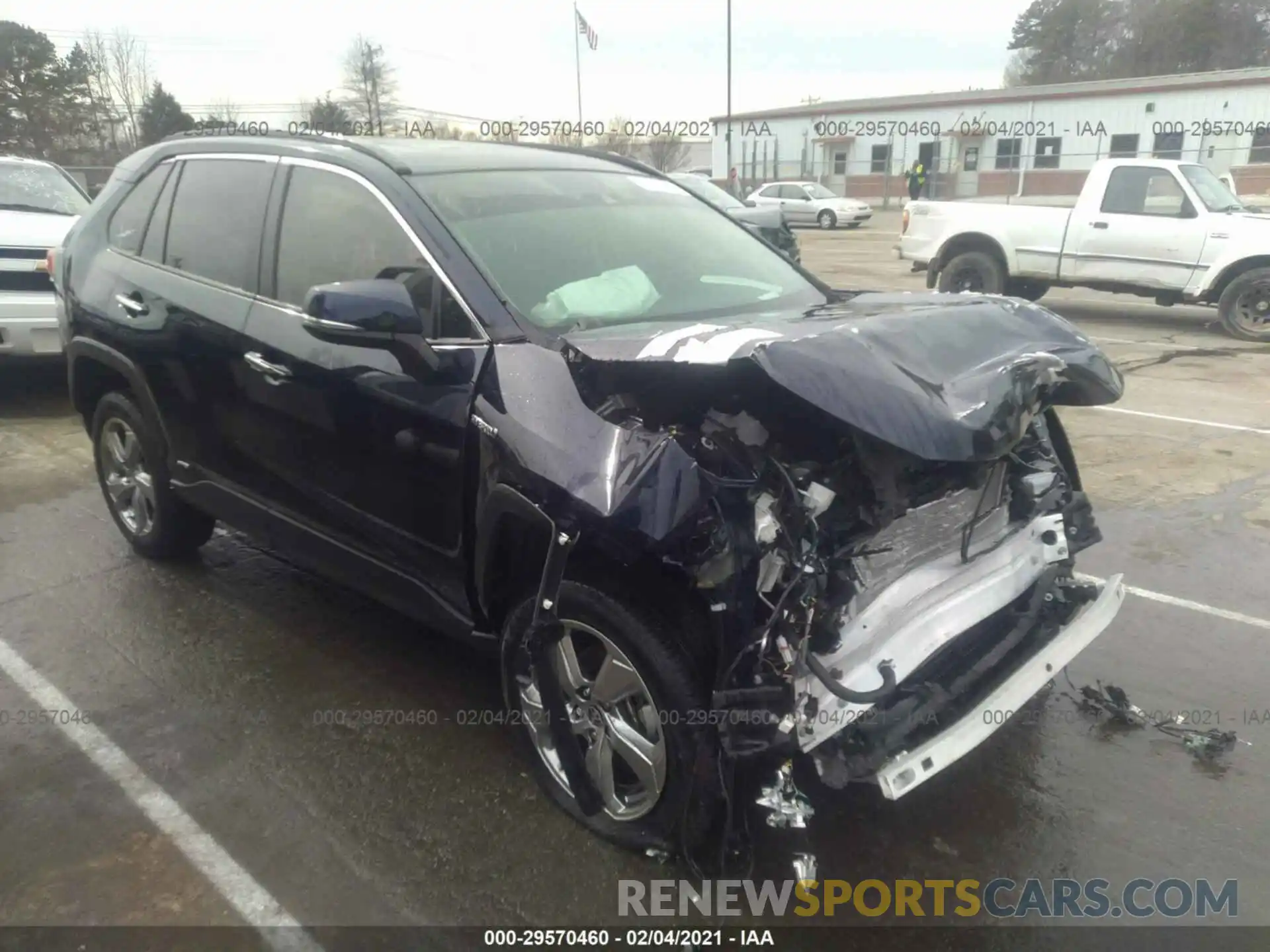 1 Photograph of a damaged car JTMDWRFVXLD055608 TOYOTA RAV4 2020