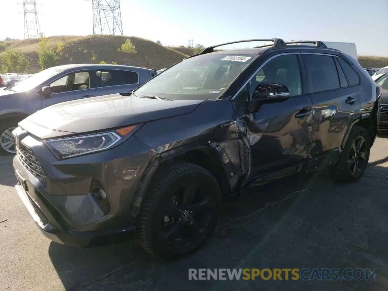 1 Photograph of a damaged car JTME6RFV0LD502161 TOYOTA RAV4 2020
