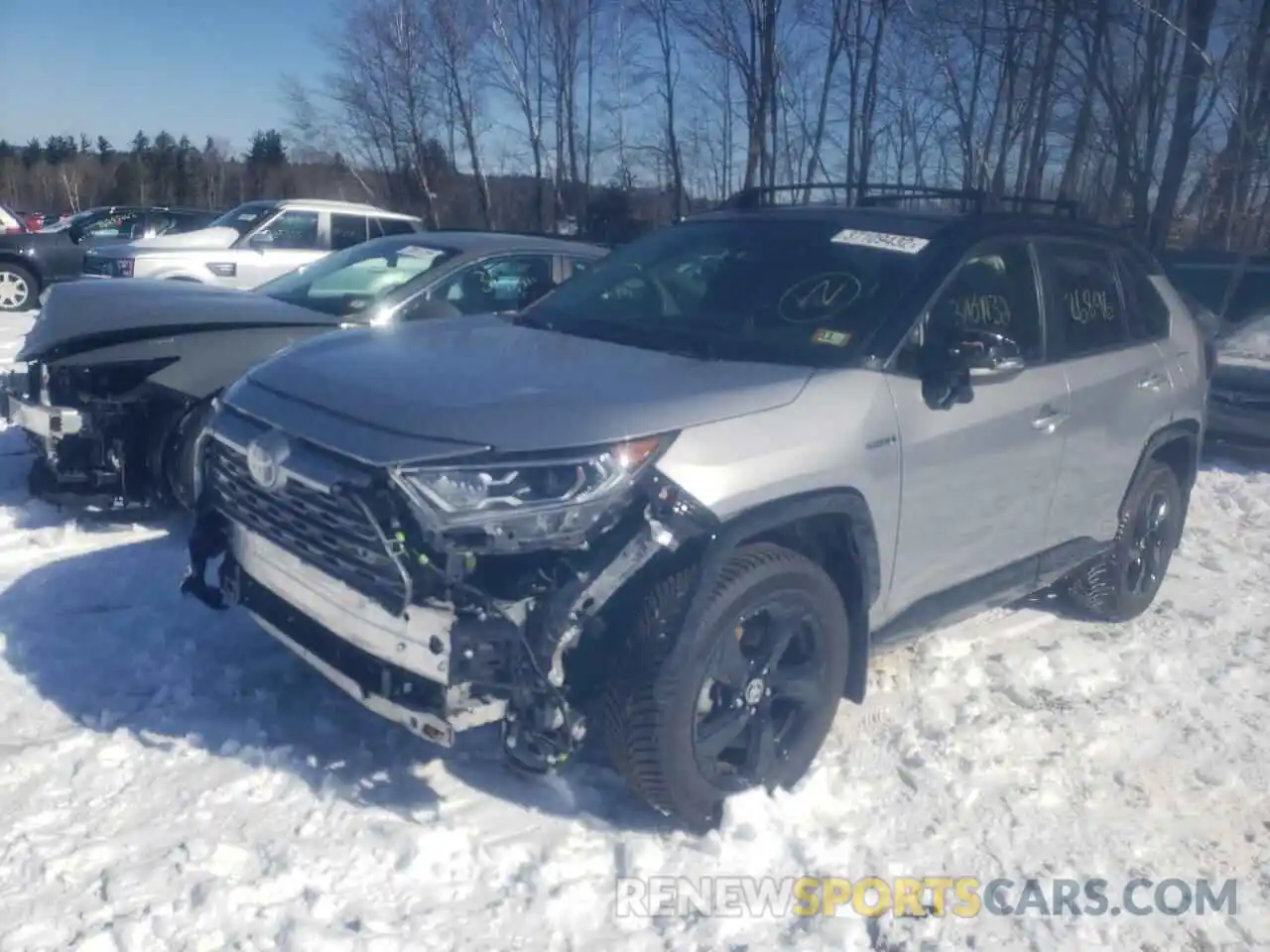 9 Photograph of a damaged car JTMEWRFV0LD525066 TOYOTA RAV4 2020