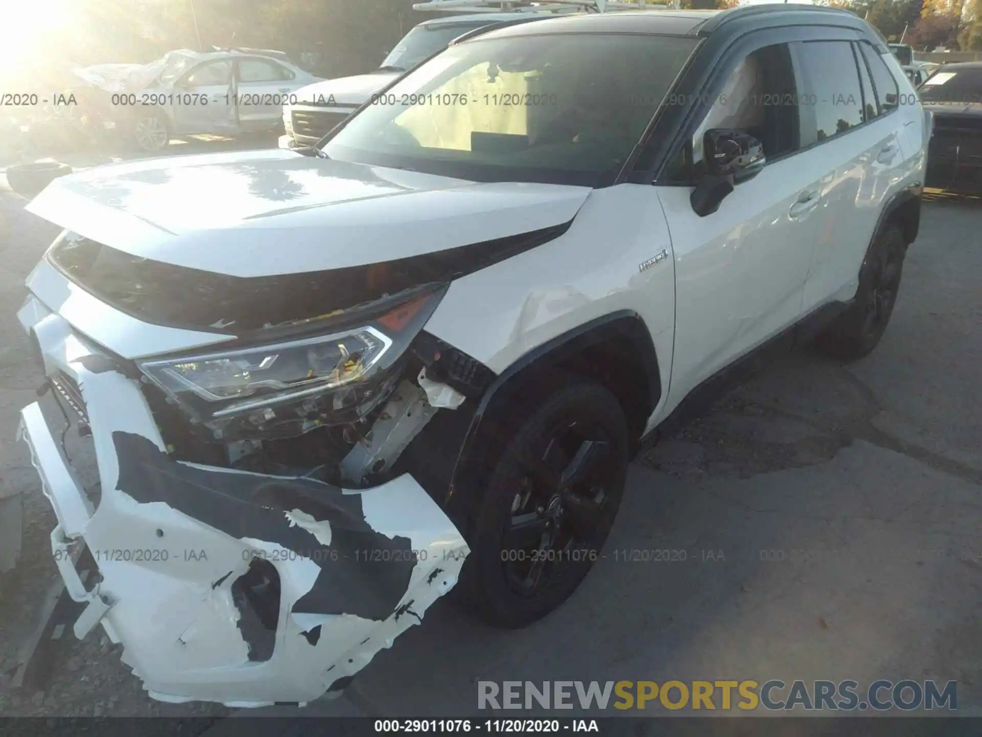 2 Photograph of a damaged car JTMEWRFV1LD538585 TOYOTA RAV4 2020