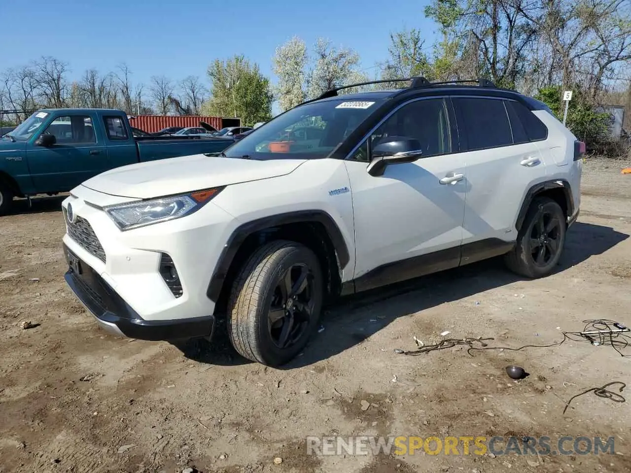 1 Photograph of a damaged car JTMEWRFV1LD539235 TOYOTA RAV4 2020