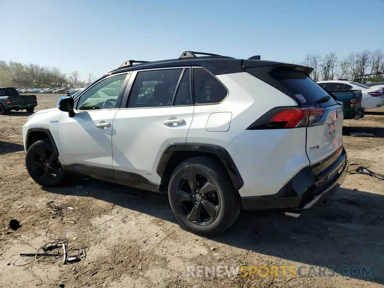 2 Photograph of a damaged car JTMEWRFV1LD539235 TOYOTA RAV4 2020