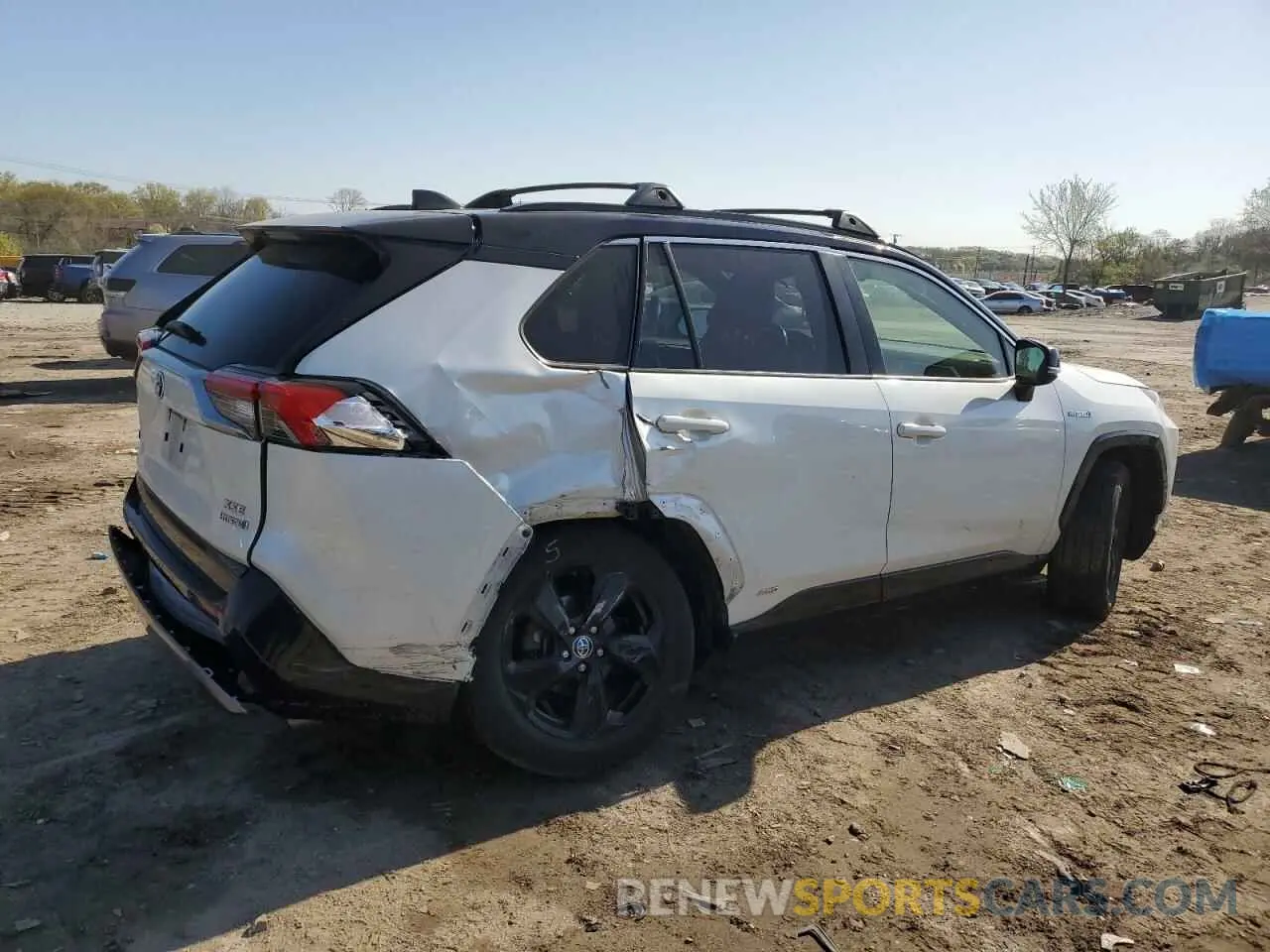 3 Photograph of a damaged car JTMEWRFV1LD539235 TOYOTA RAV4 2020