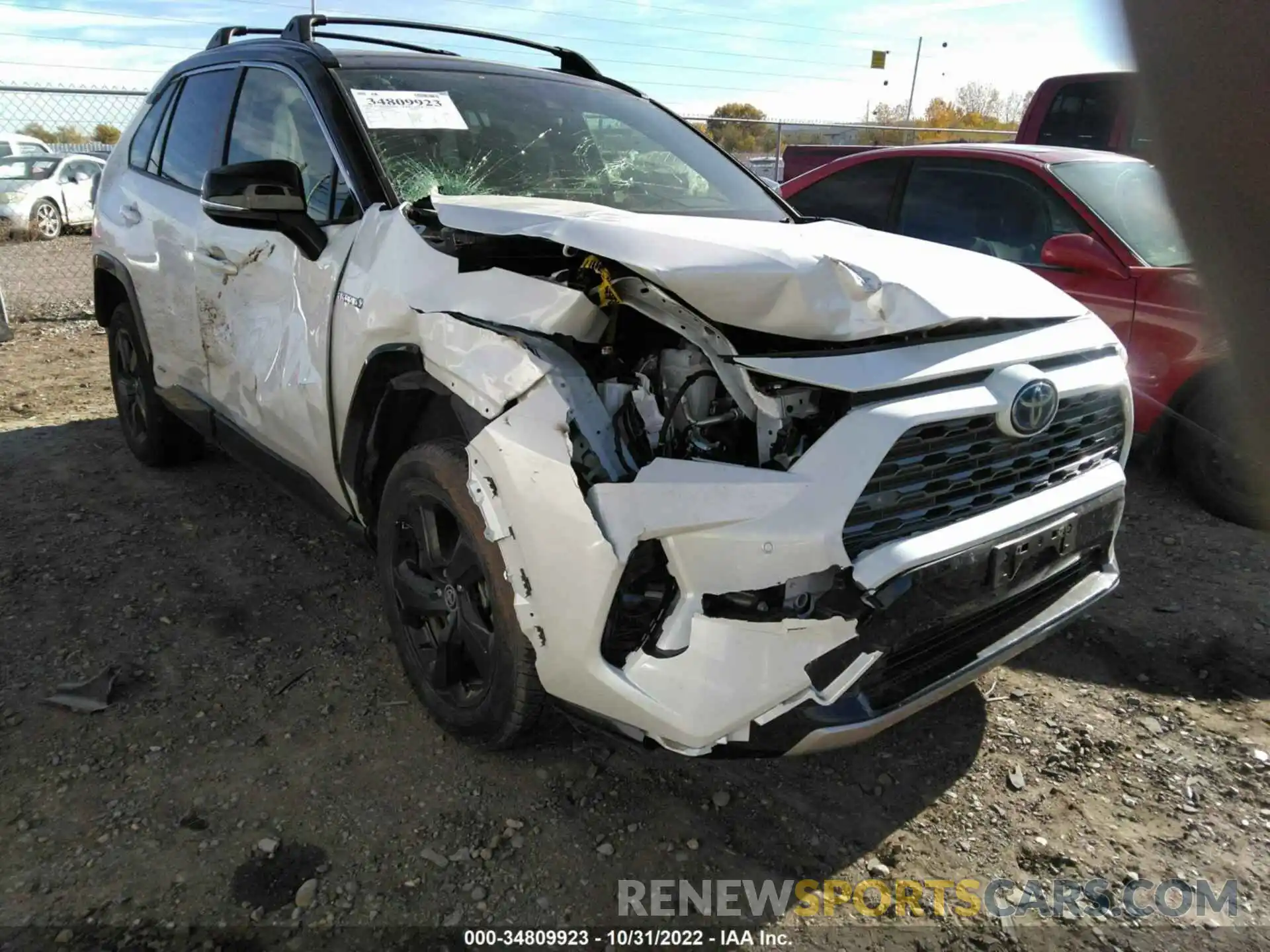 6 Photograph of a damaged car JTMEWRFV1LD545505 TOYOTA RAV4 2020