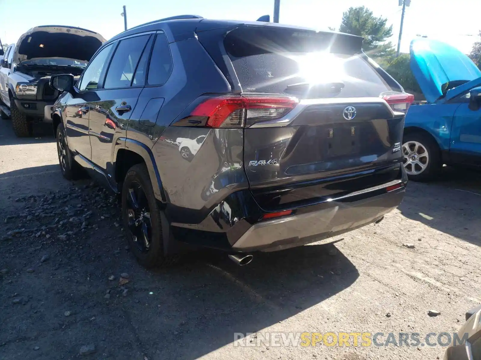 3 Photograph of a damaged car JTMEWRFV2LJ045709 TOYOTA RAV4 2020