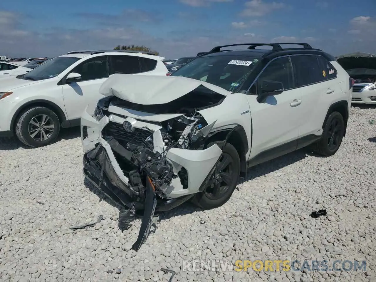 1 Photograph of a damaged car JTMEWRFV3LD532660 TOYOTA RAV4 2020