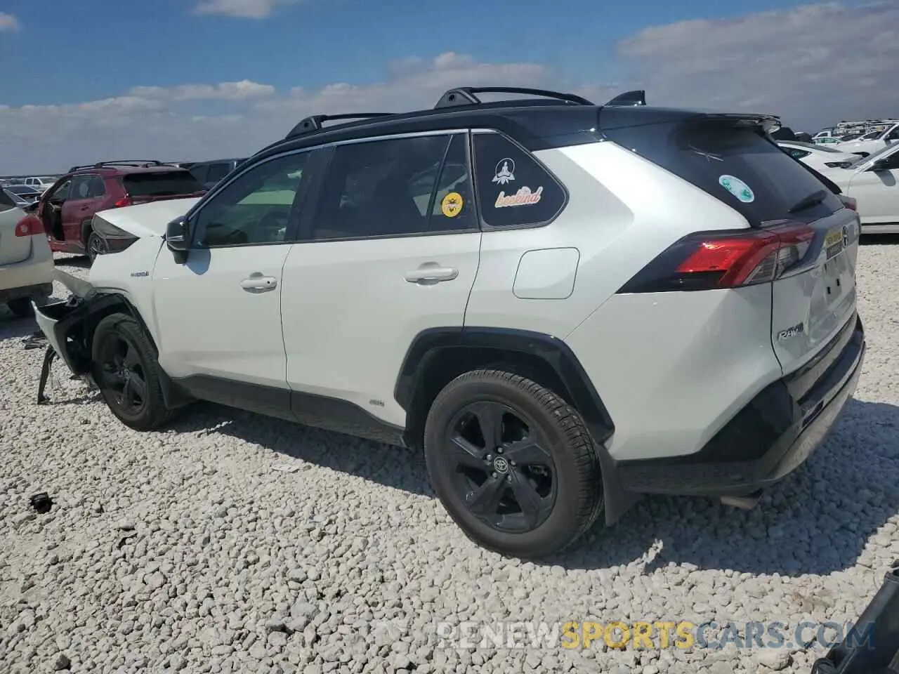2 Photograph of a damaged car JTMEWRFV3LD532660 TOYOTA RAV4 2020