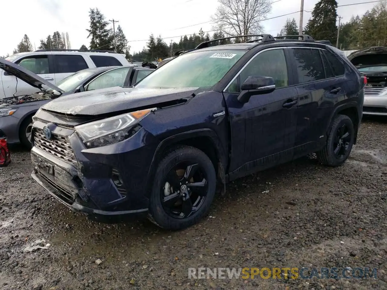 1 Photograph of a damaged car JTMEWRFV3LD533498 TOYOTA RAV4 2020