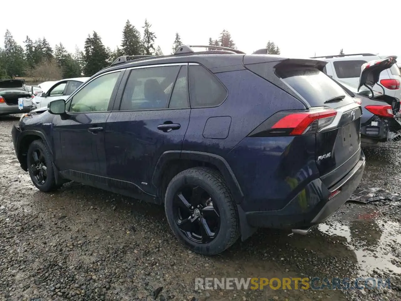 2 Photograph of a damaged car JTMEWRFV3LD533498 TOYOTA RAV4 2020