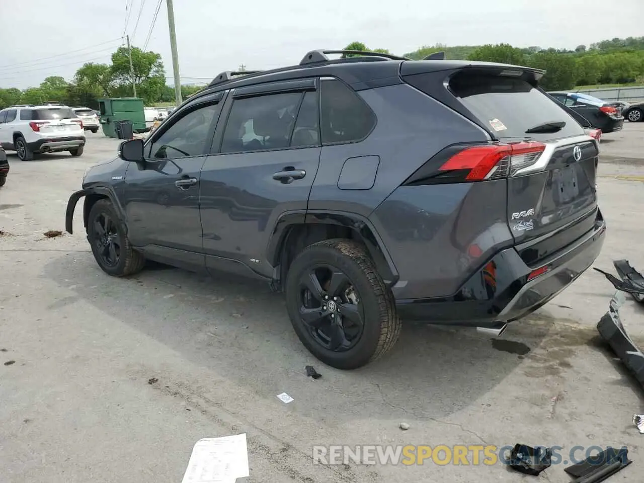 2 Photograph of a damaged car JTMEWRFV3LJ031687 TOYOTA RAV4 2020